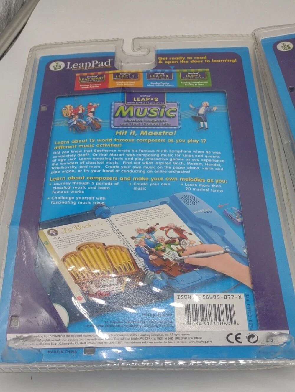 LeapPad Music & Reading Activity Books - Superman Leap 2 Bundle Lot Leapfrog